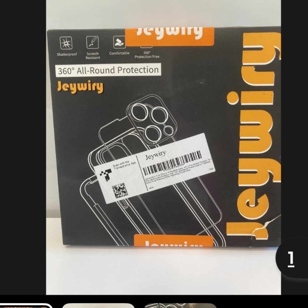 Jeywiry iPhone 14 Plus/Max Case 5 in 1 Shockproof Screen Protector